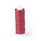 Waxed Polyester Cord, Micro Macrame Cord, for Leather Project, Bracelet Making, Shoe Reparing, Bookbinding, Flat, Dark Red, 0.8mm, about 32.8 yards(30m)/roll