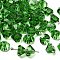 K9 Glass, Imitation Austrian Crystal Beads, Grade AAA, Faceted, Diamond, Green, 7x5mm, Hole: 0.9~1mm