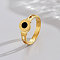 Fashionable Special-Interest 304 Stainless Steel Cubic Zirconia Finger Rings, Roman Numerals, Ring, US Size 8(18.1mm)