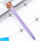 Metel Ball-Point Pen, Office School Supplies, Heart, Purple, 132x10mm