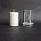 Candle Plastic Molds, for Making Scented Candles, Clear, Column, 65x65x88mm