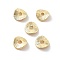Brass Beads, Long-Lasting Plated, Rack Plating, Flat Round, Golden, 8x1.8mm, Hole: 2mm