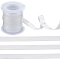 10M Invisible Stretchy TPU Plastic Transparent Elastic Strap, with Spool, for DIY Bra Lingerie Swimwear, Clear, 10x0.2mm, about 10.94 Yards(10m)/Roll