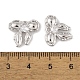 Латунные микропаве прозрачные подвески с фианитом KK-L212-05P-3