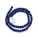Chapelets de perles en lapis-lazuli naturel G-O171-10-6mm-2