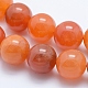 Chapelets de perles en agate naturelle du Botswana G-J373-11-16mm-2