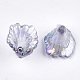 Transparentes bouchons acrylique de perles X-TACR-T007-01-3