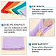 Benecreat 6pcs 6 Farben Polyester elastischer Rippenstoff für Manschetten DIY-BC0006-53B-4