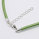 Шелковый шнур ожерелье X-R28ES061-2