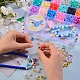 Kit de perles en pâte polymère pour la fabrication de bijoux à bricoler soi-même DIY-SZ0005-78-4