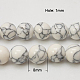Chapelets de perles en turquoise synthétique TURQ-H038-8mm-XXS03-2