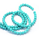 Baking Painted Glass Round Bead Strands DGLA-Q019-10mm-56-3