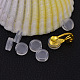 Coussinets en plastique de confort pour clip sur boucles d'oreilles X-KY-P007-A01-3