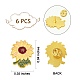 Sonnenblumen-Emaille-Pin JEWB-SZ0001-55-6