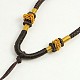 Création de collier en corde de nylon NWIR-D025-4-2