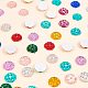 PandaHall Elite 13 Colors 130 pcs Half Round 12mm Resin Cabochons For Earring PH-CRES-G015-01-4
