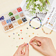 SUNNYCLUE DIY Cube Glass Bead Stretch Bracelets Making Kits DIY-SC0012-14-4