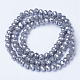Chapelets de perles en verre électroplaqué EGLA-A034-P1mm-A15-2
