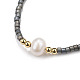 Bracelets réglables de perles tressées avec cordon en nylon BJEW-P256-B32-4