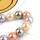 Shell collane di perle perline NJEW-Q302-8mm-02-3