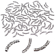 Пандахолл элитные 100 шт. бусины из сплава в тибетском стиле FIND-PH0003-92-1