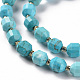 Chapelets de perles en turquoise synthétique G-S362-088B-3