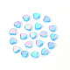 100pcs perles acryliques transparentes écologiques TACR-YW0001-07F-3