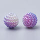 Perles acryliques de perles d'imitation OACR-T004-12mm-08-2