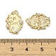 Valentine's Day Brass Micro Pave Clear Cubic Zirconia Pendants KK-G481-09G-3