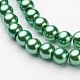 Glass Pearl Beads Strands HY-8D-B64-2