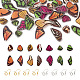 Kit para hacer aretes colgantes de mariposas diy kissitty DIY-KS0001-33-2