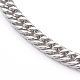 304 pulseras de cadena de acera con corte de diamante de acero inoxidable para hombre BJEW-JB06018-02-2