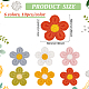 Fingerinspire 60 Stück Blumen-Stickerei-Applikationen PATC-FG0001-52-2