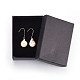 Natural Baroque Pearl Keshi Pearl Bead Dangle Earrings EJEW-JE02985-02-3