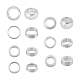 UNICRAFTALE about 70pcs 7 Sizes 5-10mm Round Spacer Beads Stainless Steel Loose Beads Silver Color Metal Beads Spacer for DIY Bracelets Necklaces Jewelry Making STAS-UN0017-22S-1