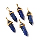 Naturales lapis lazuli colgantes G-K329-30G-1