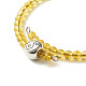 Bracelet de perles de pierre mélangées naturelles en cristal de reiki pour fille femme BJEW-JB06802-6