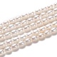 Fili di perle di perle d'acqua dolce coltivate naturali PEAR-J005-63A-1