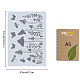 Haustier Kunststoff aushöhlen Zeichnung Malschablonen Vorlagen DIY-WH0284-024-2