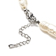 Perlenkette aus Acrylimitat für Frauen NJEW-JN03915-5