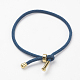 Bracelet en coton avec cordon torsadé X-MAK-L012-07-1