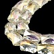 Ab couleur plaqué perles de verre transparent brins EGLA-P051-06A-A08-5