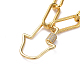 Collares de cadena de clip de hierro NJEW-JN02666-03-2