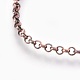 Eisen Rolo Kette Halskette machen X-KK-F763-08R-2