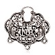 Alliage de style tibétain creux connecteurs chandeliers PALLOY-J684-12AS-1