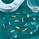 SUPERFINDINGS 16Pcs 4 Styles Eco-Friendly Brass Watch Band Clasps KK-FH0007-10-4