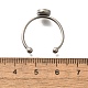 Offene Manschettenringkomponenten aus Edelstahl 304&nbsp;STAS-M057-01B-P-3