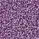 シリンダーシードビーズ  銀並ぶ  丸い穴  均一サイズ  暗紫色  2x1.5mm  穴：0.8mm  約888個/10g X-SEED-H001-G20-4