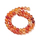 Natural Carnelian Beads Strands G-F718-07-3