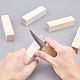 Olycraft 15 pièces blocs de bois pour sculpter des blocs de sculpture en bois non finis adaptés aux débutants à experts DIY-OC0002-18-2
